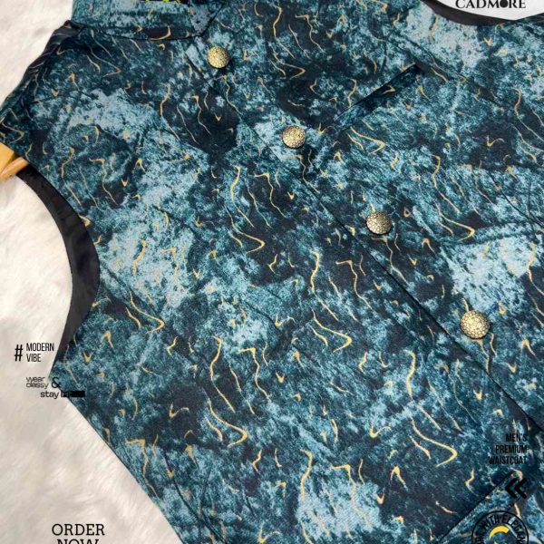 Afsan C-green Waistcoat cod-A04