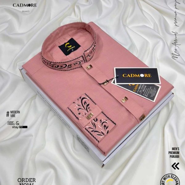 Kof Creeper Baby Pink Panjabi cod-K05