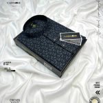 Leaf Print Black Panjabi cod-P17