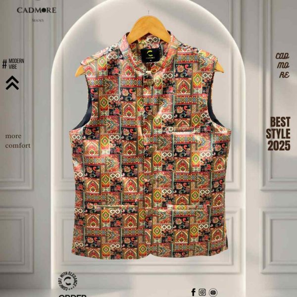 Royel Multicolour Waistcoat cod -