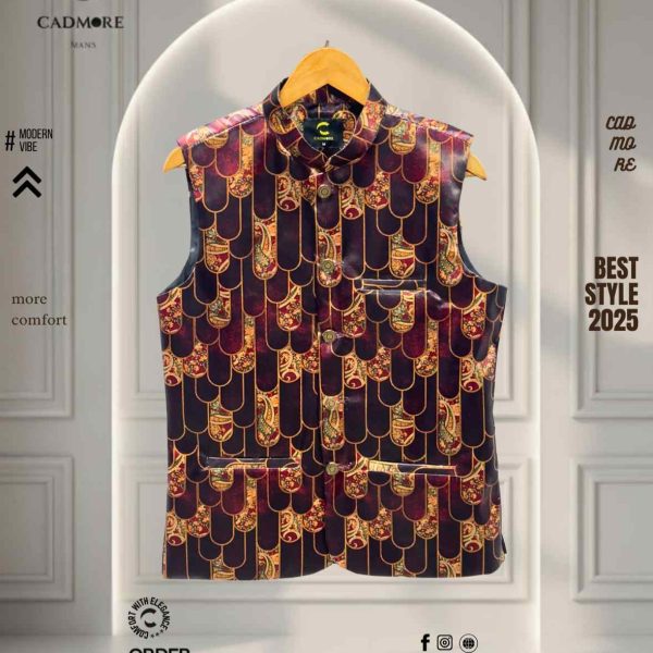 Luxury Gold Waistcoat cod-A22