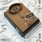 Desert Brown Full Body Embroidery Panjabi cod - A 11