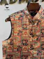 Royel Multicolour Print Waistcoat cod – A17