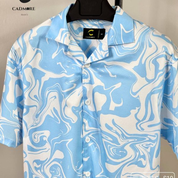 Ocean Flow Half Sleeve Drop Shoulder Shirt cod – CS 10